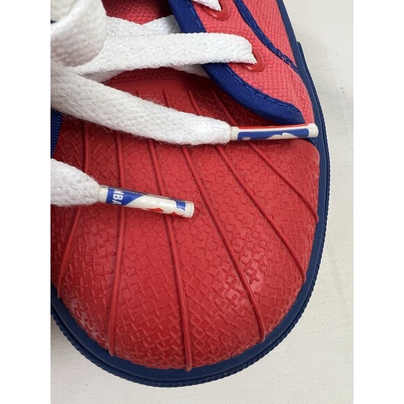 NEW Adidas NZA‎ Shell NBA Philadelphia 76ers Red Blue High top Sneakers Mens 11 - Picture 5 of 10